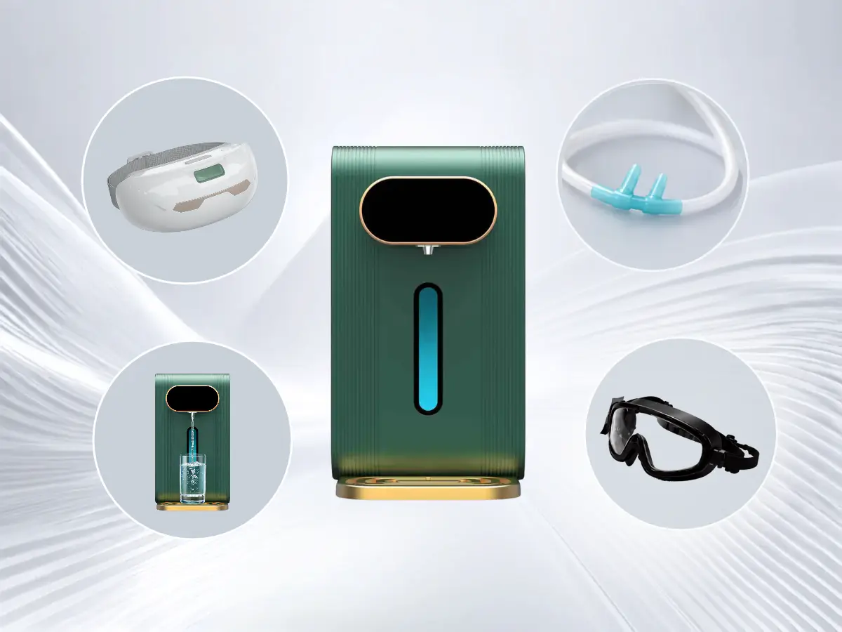 Okulary wodorowe do inhalatora FUN-FX1500